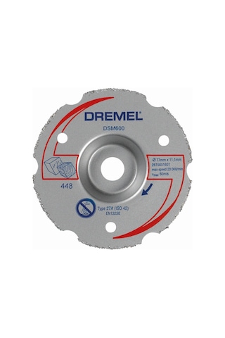 Dremel Dsm20 Çok Amaçlı Karpit BitIşık Kesme Diski (Dsm600) - 2615S600JB