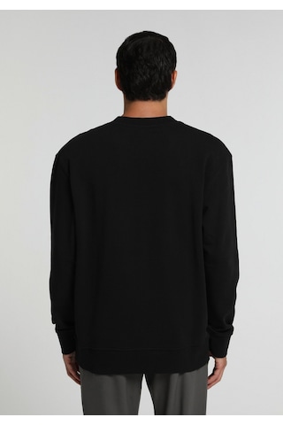 Colin's Colins Relaxed Fit Yuvarlak Yaka Düz Erkek Siyah Sweatshirt Cl1082253 Q1.v2 Blk