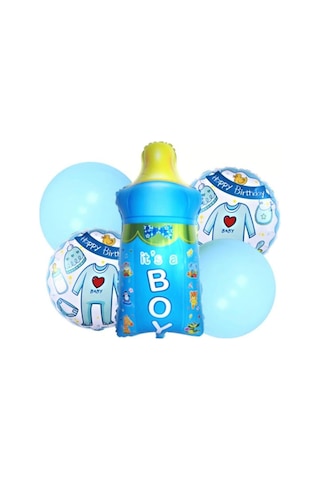 İyiki Doğdun Biberon 5 Li Set Folyo Balon 001