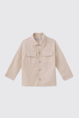 Panço Erkek Çocuk Bej Düğmeli Ceket Krem 2611BK22010