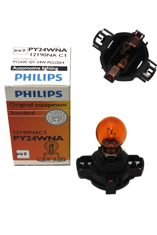Phılıps 12190c1 - Py24w 12v 24w Pgu20/4 Sarı 1 Adet.