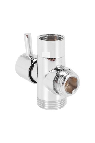 Tongxida Bosphorusboutique Yollu Yedek Vana Siyah Sistemi, Krom Kaplama Gümüş Duş Diverter 3 1/2 Yt Çok Renkli Çok Renkli