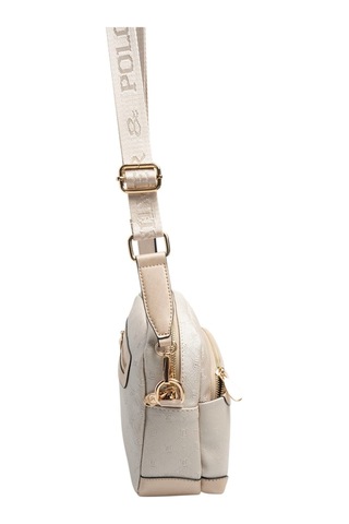 Silver Polo Sp1201 Kadın Çapraz Çanta Logolu Bej-s.nut