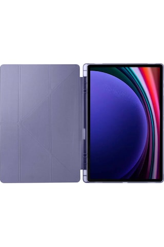Samsung Galaxy Uyumlu Tab S11 Ultra 14.6inç X930 X936b Kılıf Kalem Bölmeli Trifolding Case Kılıf