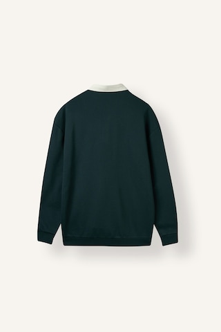 Defacto Boxy Fıt Polo Yaka Sweatshirt E6523ax26augn1051 Yeşil-gn1051
