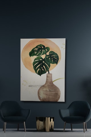 Minimalist Dekoratif Duvar Dekorasyonu Kanvas Soft Renkli Tablo