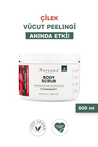 Çilek Özlü Body Scrub Peeling 500 Ml