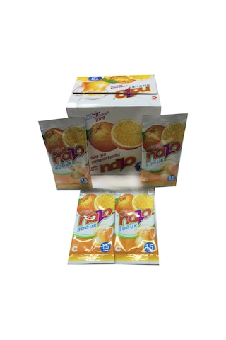 Nazo Portakal Aromalı Toz İçecek 9 Gr X 24 Adet 9 G