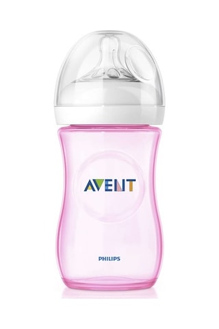 Philips Avent Natural PP Biberon 260 ML Tekli Pembe Scf03417