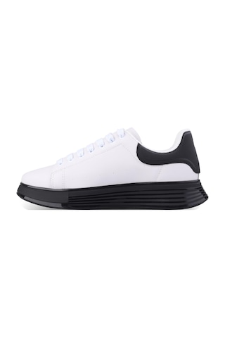 Andre Erkek Sneaker - Beyaz Sıyah Siyah
