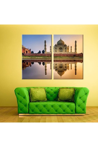 Tac Mahal Kanvas Tablo 100x90cm
