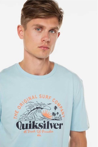 Quiksilver Sunsetwave Erkek Tişört Eqyzt07277-bgc0-mavi Mavi