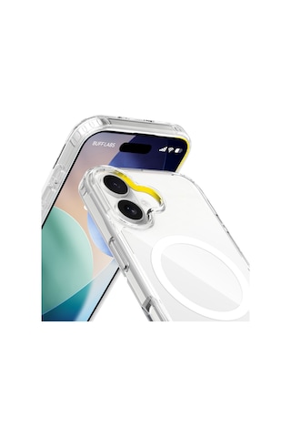 Buff Apple Uyumlu iPhone 17 Magsafe Air Hybrid Şeffaf Kılıf