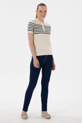 U.S. Polo Assn. Kadın Koyu Mavi Toothpick Fit Jean Pantolon 50307833-DN0023
