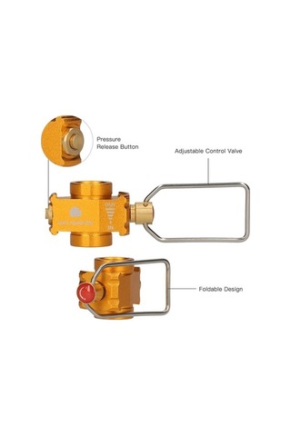 Bloomnest Gaz Tasarruflu Adaptör Yenileme Tankı Kamp Balık Avı İçin Çok Renkli Gaz Vanası Çok Renkli