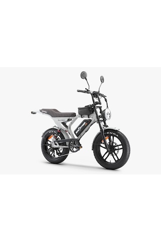 Ape Ryder Mandrıll Ultra 1000w Elektrikli Bisiklet Ayna Çanta Ve El Gazı Gri