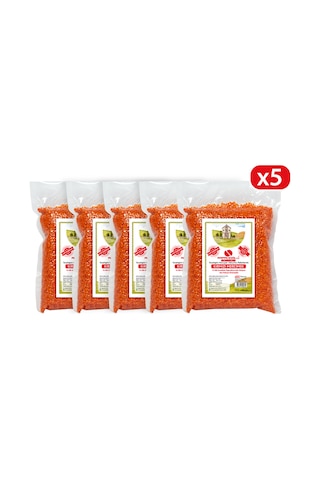 Arpacıoğlu Cilalı Kırmızı Yaprak Mercimek Vakumlu 5 x 1 KG