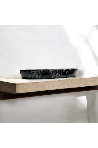 Dekor Dekoratif Tepsi Şık & Modern , Mum Kasesi, Orta Sehpa Obje Çok Amaclı Kase 1