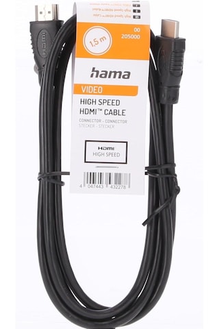 Hama High-speed Hdmı Kablo, Plug-plug, 1.5 M 1.5 M
