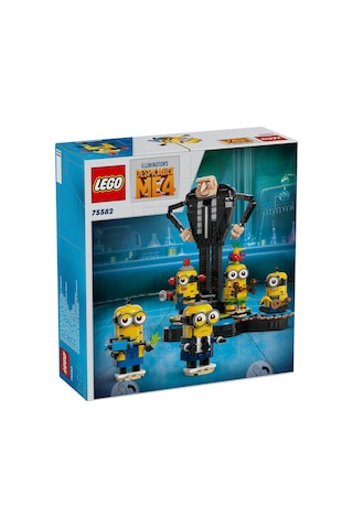 Lego Minions 75582 Brick-built Gru And Minions