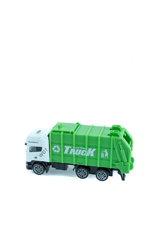 Çöp Kamyonu Oyuncak Metal Mini Çek Bırak 12 Cm