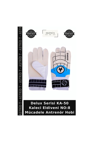 Delux Serisi Ka-50 Kaleci Eldiveni No:8 Mücadele Antrenör Hobi Çok Renkli