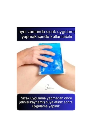 5'li Avantaj Küçük Boy Sıcak Kompres Buz Jel Termojel El Ayak Diz Tekrar Kullanılabilir