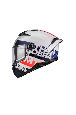 Kask Mt Ff18sv Thunder 4 Sv Waves A17 Parlak Full Face Kapalı Kask Diğer