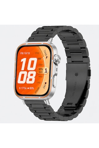 Huawei Watch Fit 5 Pro Uyumlu Ayarlanabilir Paslanmaz Çelik Kordon
