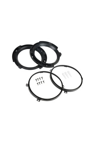 Geeroyoo Jeep Wrangler Jk 2007-2017 İçin 7 Inç Siyah Plastik Far Montaj Braketi Ve Halka Seti