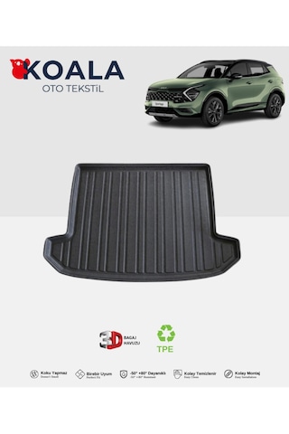Kia Sportage 2022 Ve Sonrası 3d Bagaj Havuzu