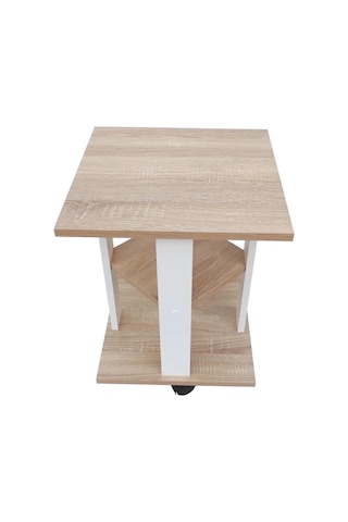 El-ma Kare Şekilinde Kafe Tabletı 137689413 Sombra Meşe