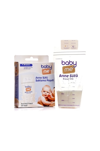 Baby Me Süt Saklama Poşeti 50 Adet