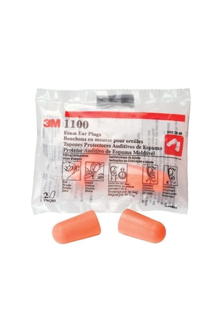 3M 1100 Kullan-At Kulak Tıkacı - 10 Çift