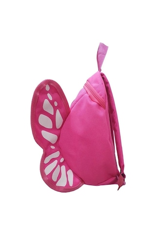 Pembe Kelebek Çocuk Sırt Çantası Pembe Özel Tasarım