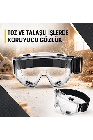 Sgs773 Koruyucu Toz Gözlüğü Sport Ayarlı
