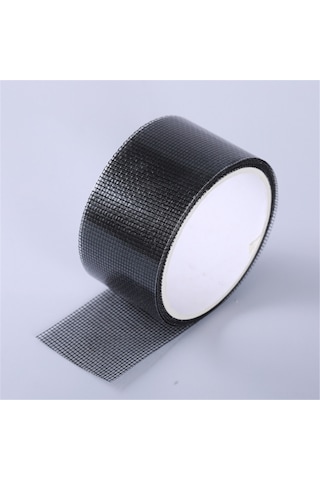 Moveevo Cam Fiber Kumaşlı Pencere Teli Tamir Bandı, Otomatik Yapışkan, Moskitönleyici Ağı Delik Tamiri, Su Geçirmez, 5cmx2m Siyah