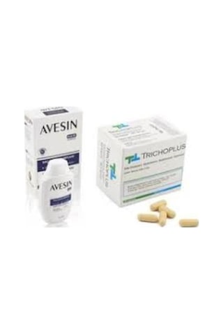 Avesin Trichoplus 2'si 1 Arada Şampuan 300 ML + Trichoplus 60 Kapsül