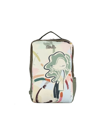 Anekke Viaje Kadın Daypack Sırt Çantası 43 Cm Usb Girişli Ve Laptop Bölmeli Renkli Tasarım Çok Renkli