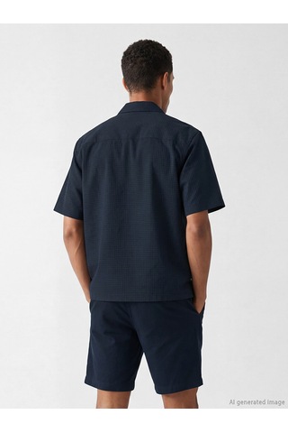Lcw Vision Lacivert Regular Fit Kareli Erkek Gömlek