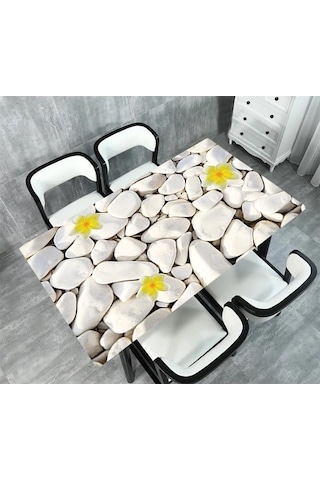 Masa Kaplama Folyosu Mobilya Masa Kaplama Folyoları Beyaz Taşlar