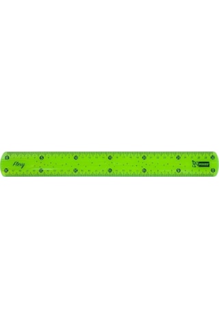 Flexıble Esnek Cetvel Kırılmaya Dayanaklı 30cm Fl-30 Yeşil