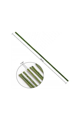 Roco Paper Çiçek Teli 7 Mm. - 1 Adet 80 Cm - Yeşil