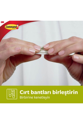 3M Command 17206-2PK Cırt Bant Büyük Boy 2'Li