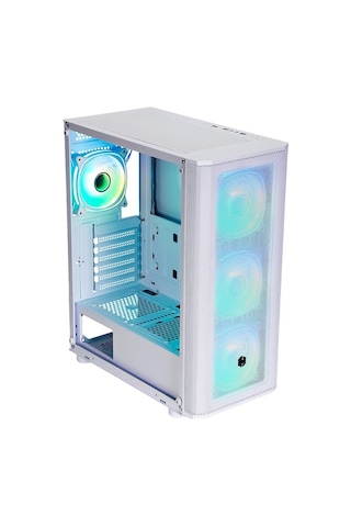 Frisby Cm-106 650w 80+ Double Argb Beyaz Mesh Kasa