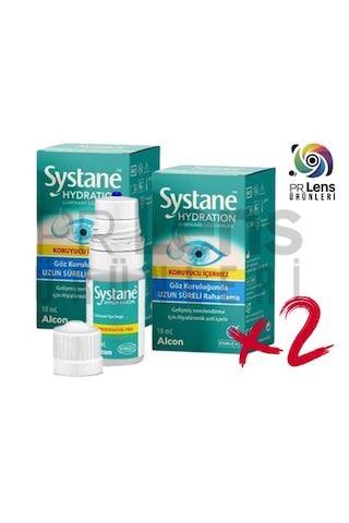 Alcon Systane Hydration Lubrikant Göz Damlası 10 Ml - 2 Adet