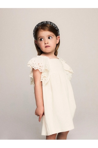 Name It Nmffrıjo Ss Kız Çocuk Elbise 13241101 Ekru