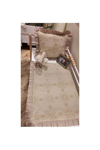Bahar Bebek Nevresim Takımı Vizon Renk - 100 X 150 Kahverengi