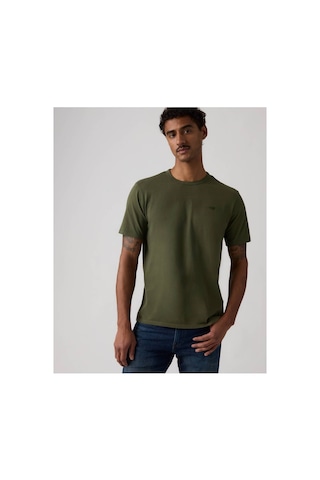 Levi's Orıgınal Tee Garment Dye Deep Erkek Koyu Yeşil Bisiklet Yaka T-shirt 005gx-0011-16409