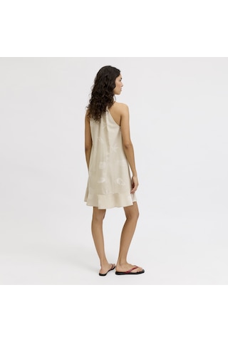 Jack & Jones Kadin Halter Yaka Kolsuz Mini Elbise - Annika - 12295715 Feather Gray